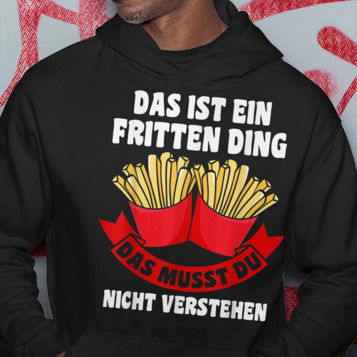 Das Ist Ein Fritten Ding Fritten Pommes Kapuzenpullover Lustige Geschenke