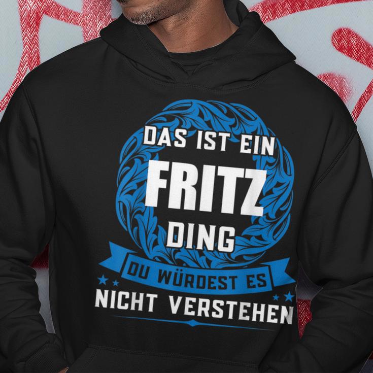 Das Ist Ein Fritz Dingorname Kapuzenpullover Lustige Geschenke