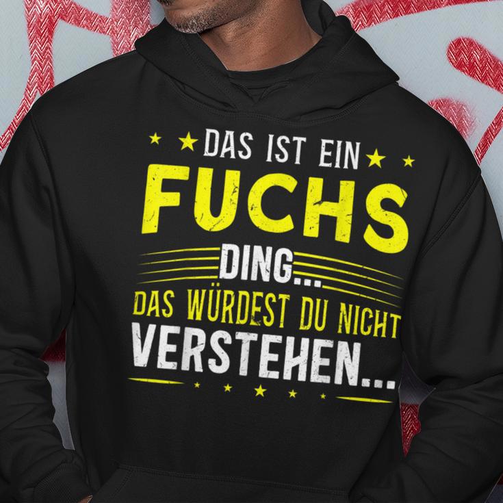 Das Ist Ein Fuchs Ding Spruch Für Familie Fuchs Kapuzenpullover Lustige Geschenke