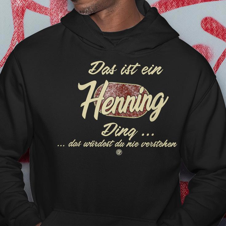 Das Ist Ein Henning Ding Family Henning Kapuzenpullover Lustige Geschenke