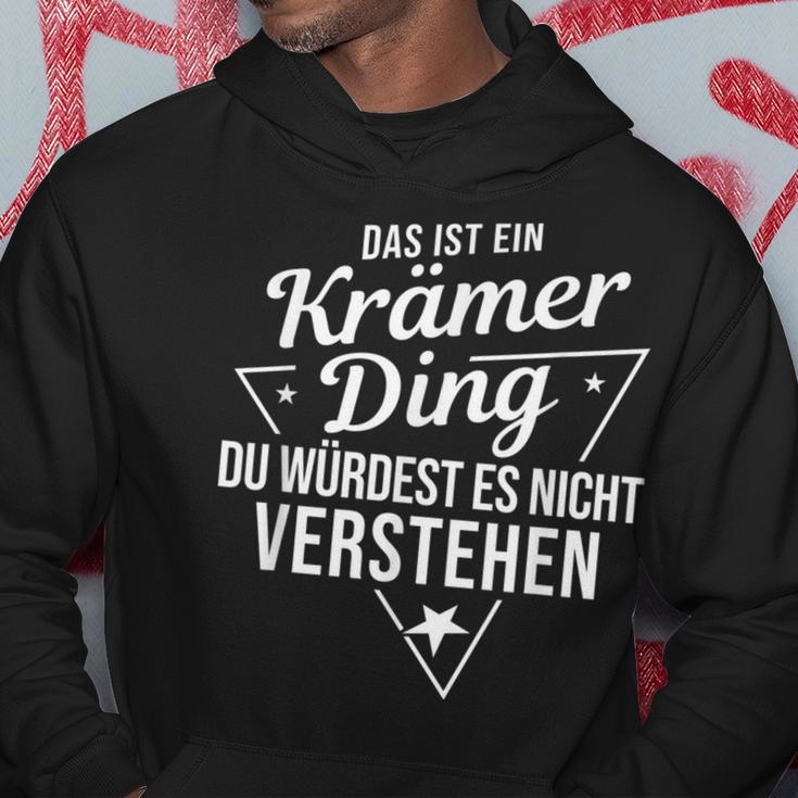 Das Ist Ein Krämer Ding Du Würdest Es Nicht Understand Kapuzenpullover Lustige Geschenke