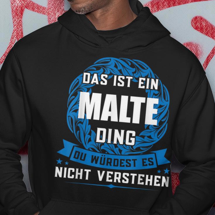 Das Ist Ein Malte Dingorname Kapuzenpullover Lustige Geschenke