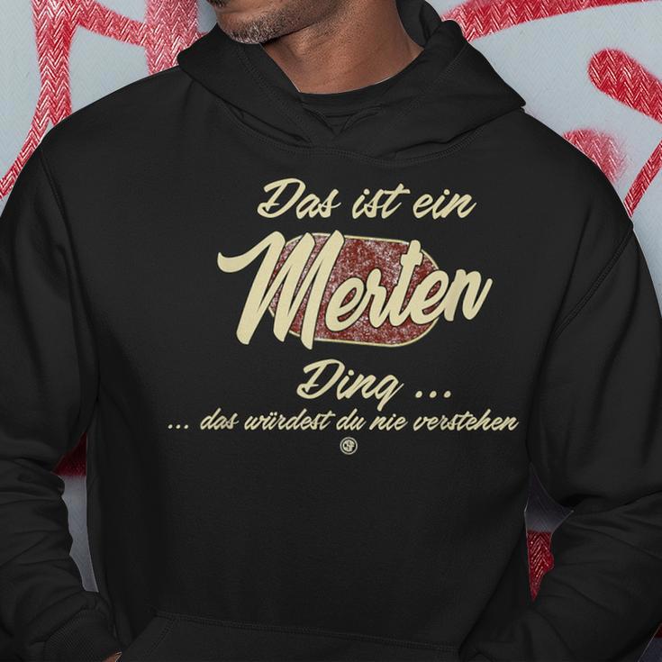 Das Ist Ein Merten Ding Lustiges Familie Merten Kapuzenpullover Lustige Geschenke