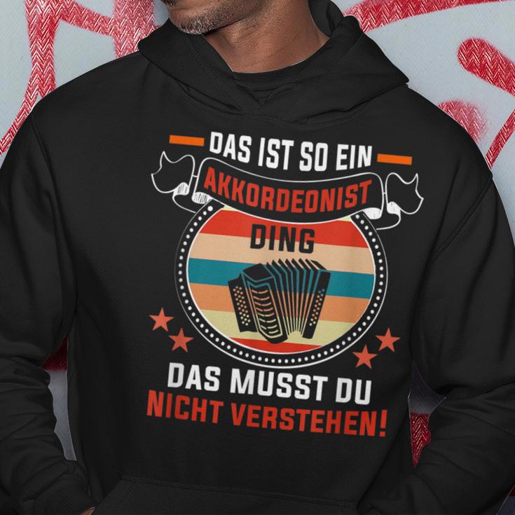 Das Ist So Ein Akkordeonist Ding Akkordeonspieler Kapuzenpullover Lustige Geschenke