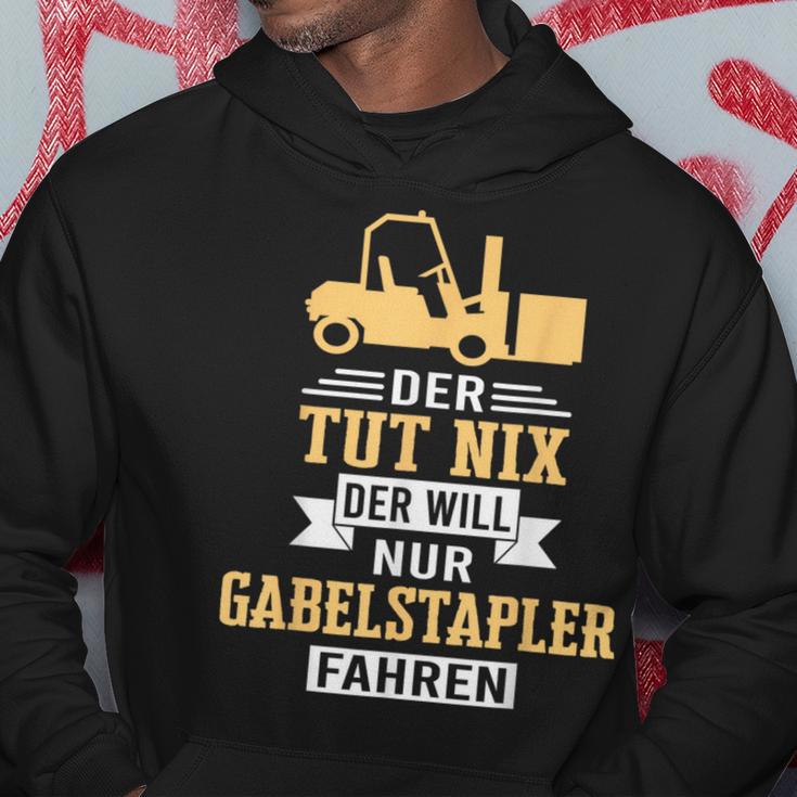 Der Will Nur Forklift Driving Forklift Driver Forklift Kapuzenpullover Lustige Geschenke