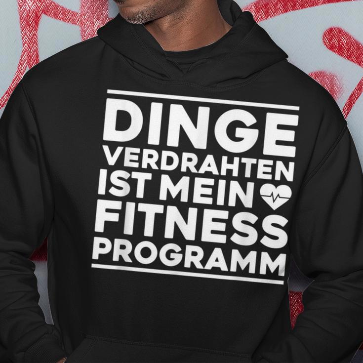 Dingeerdrahtten Ist Mein Fitnessprogramm Elektroniker German Kapuzenpullover Lustige Geschenke