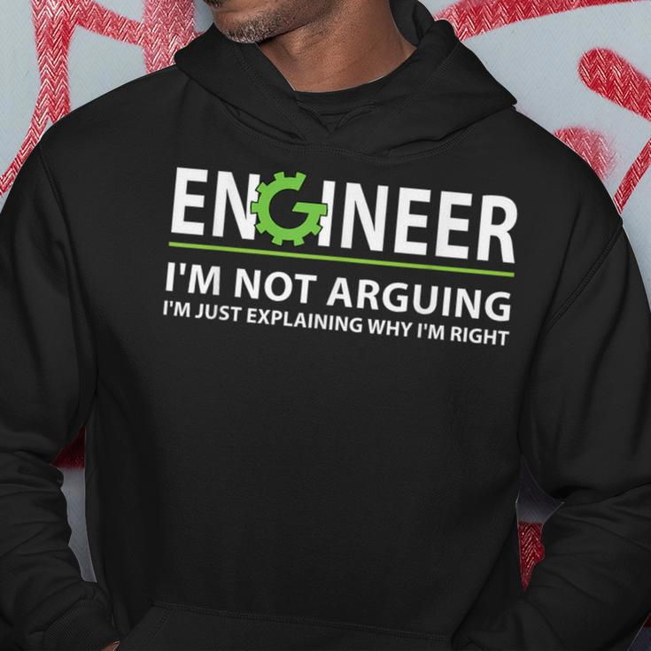 Engineer I'm Not Arguing Engineering Quote Engineers Kapuzenpullover Lustige Geschenke