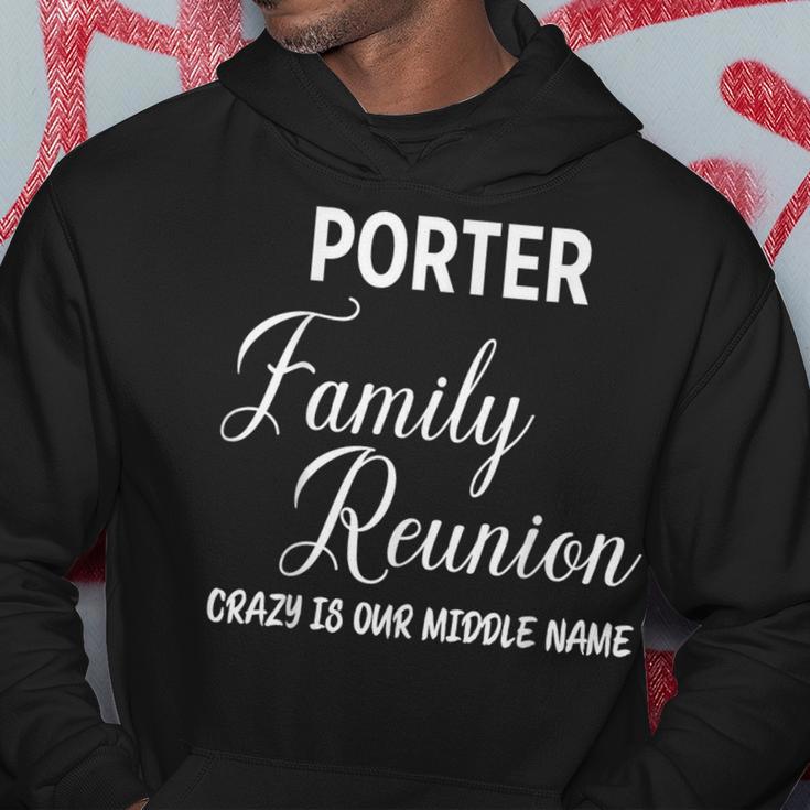 Family Name Porter Reunion Last Name Tag Kapuzenpullover Lustige Geschenke