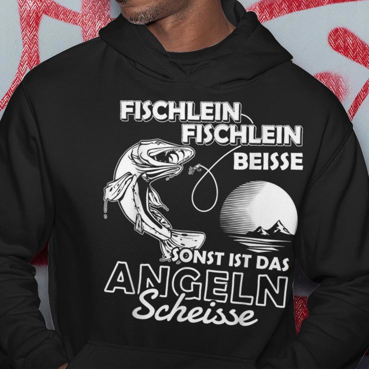 Fischlein Beisse Angler Fishing Kapuzenpullover Lustige Geschenke