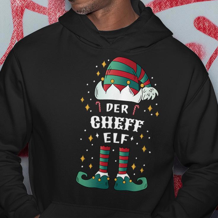 Elf Christmas Ich Bin Der Chef Elf Kapuzenpullover Lustige Geschenke