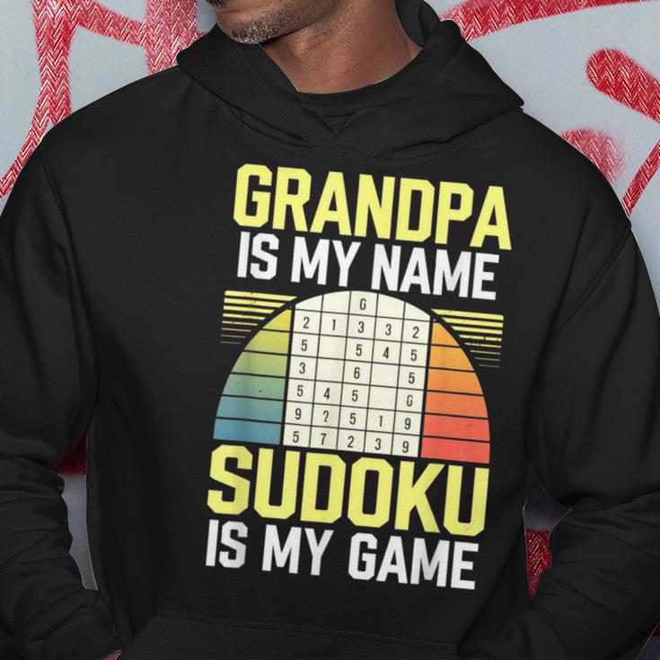 Grandpa Sudoku Kapuzenpullover Lustige Geschenke