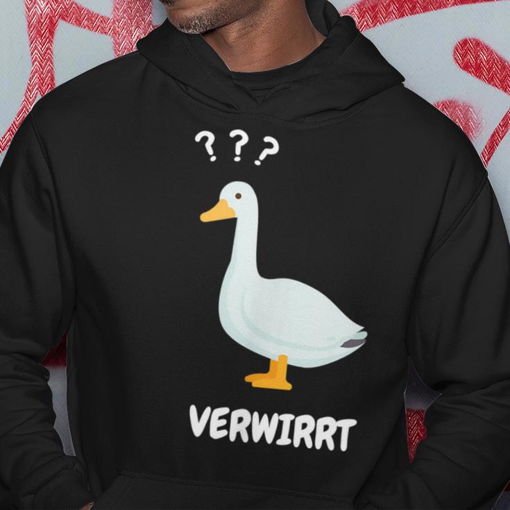 Ganserwirrt Lustiges Gänse Goose Meme Wortspiel Kapuzenpullover Lustige Geschenke