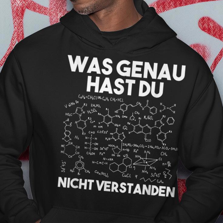 Was Genau Hast Du Nichterstanden Chemie Chemiker Laboratory Kapuzenpullover Lustige Geschenke