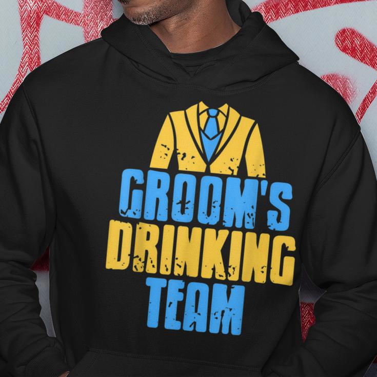 Groom's Drinking Team Retro Stag Night Kapuzenpullover Lustige Geschenke