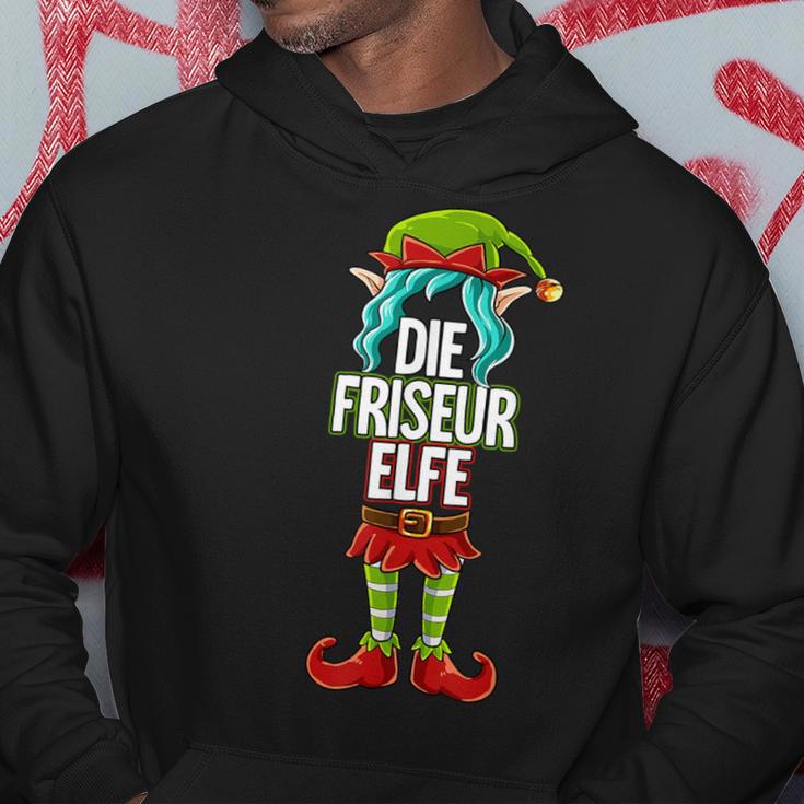 Hairdresser Elf Partner Look Christmas Kapuzenpullover Lustige Geschenke