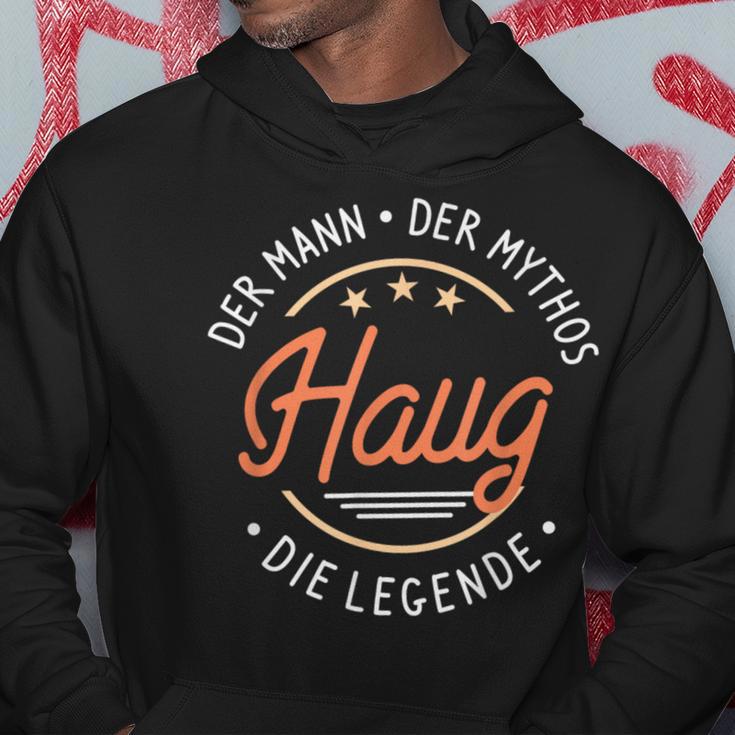 Haug The Man Of The Myth The Legend Kapuzenpullover Lustige Geschenke