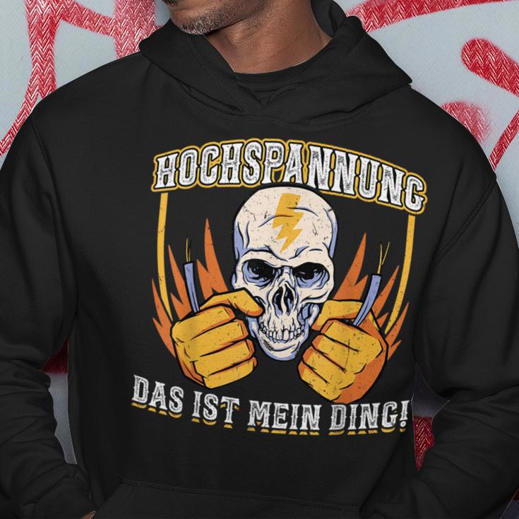 Hochspannung Das Ist Mein Ding Elektriker Kapuzenpullover Lustige Geschenke