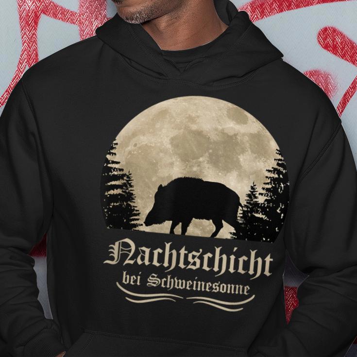 Hunter Wild Boar Keiler Wildsau Slogan Idea Kapuzenpullover Lustige Geschenke