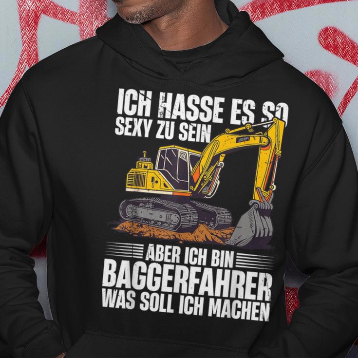 Ich Bin Baggerfahrer Construction Worker Digger Kapuzenpullover Lustige Geschenke