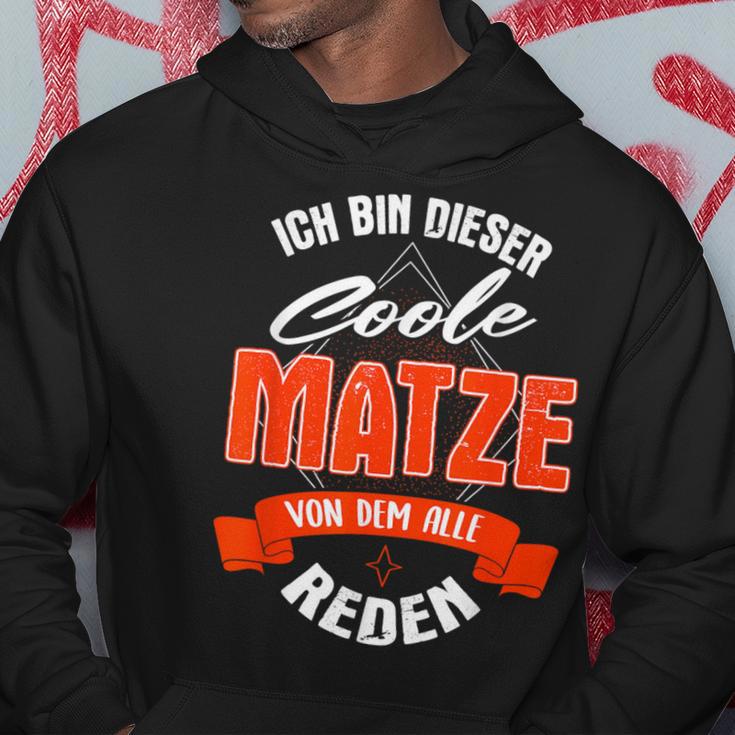 Ich Bin Dieser Coole Matzeon Dem Alle Reden Kapuzenpullover Lustige Geschenke