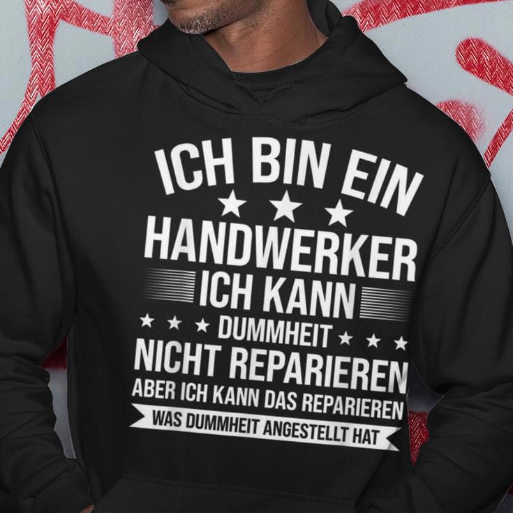 'Ich Bin Ein Handwerker Ich Kann Dummheit Arbeiter' Kapuzenpullover Lustige Geschenke