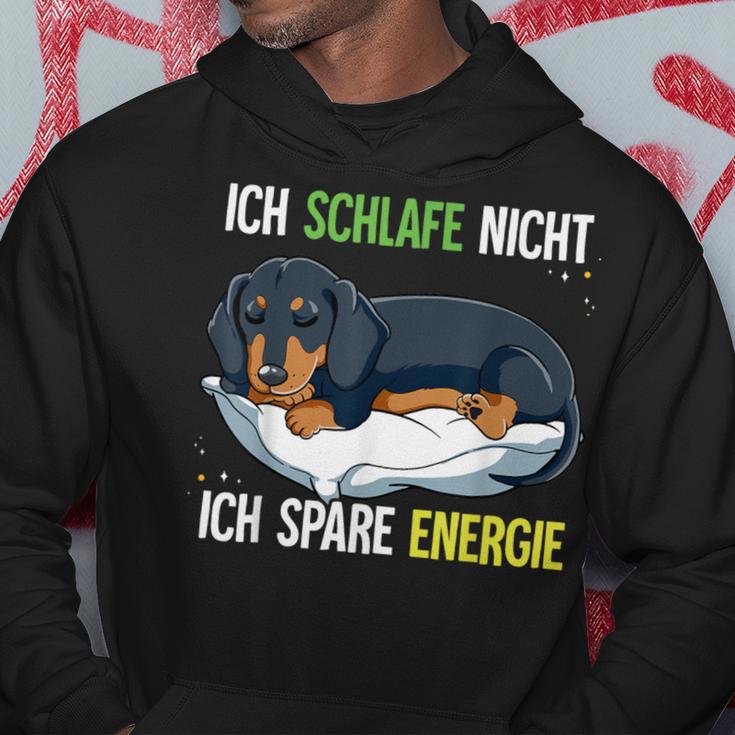 Ich Schlafe Nicht Ich Spare Energy Dachshund Kapuzenpullover Lustige Geschenke