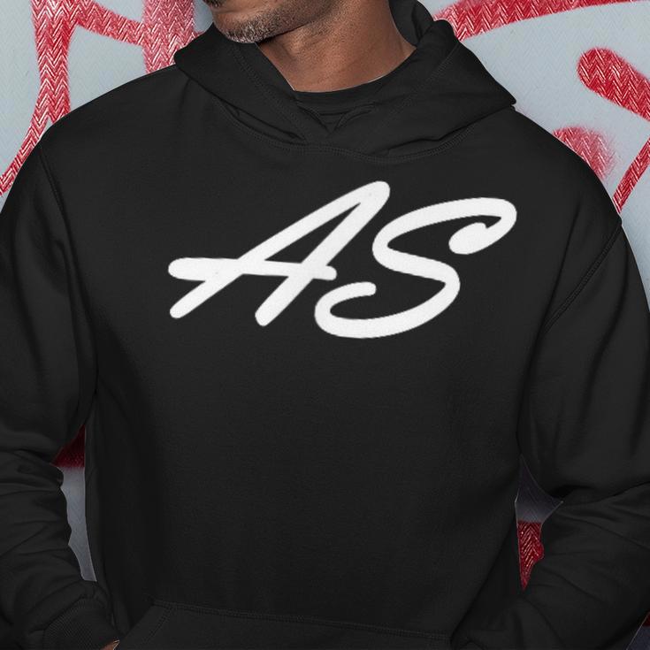 As Initials First Name A Last Name S All Names With A Kapuzenpullover Lustige Geschenke