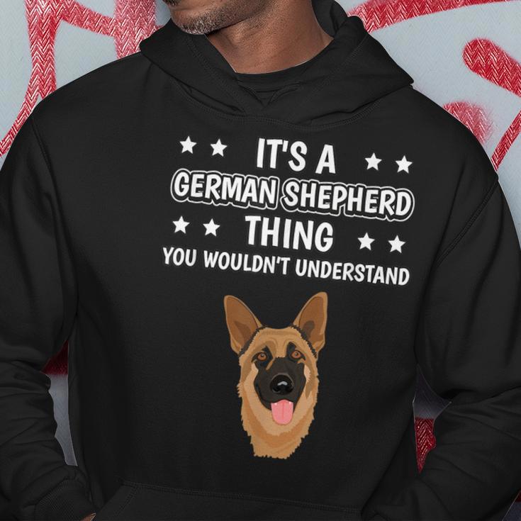 Ist So Ein Deutscher Schäferhund Ding Spruch Hundehalter Kapuzenpullover Lustige Geschenke