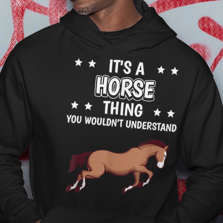 Ist So Ein Pferd Ding Lustiger Spruch Pferde Kapuzenpullover Lustige Geschenke