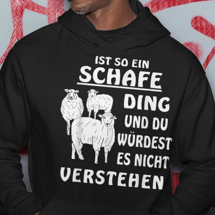 Ist So Ein Schafe Ding Schaf Farmer Schäfer German Kapuzenpullover Lustige Geschenke