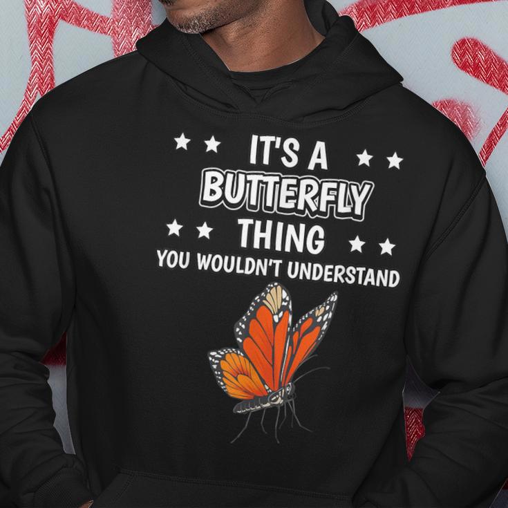 Ist So Ein Schmetterling Ding Lustiger Spruch Schmetterlinge Kapuzenpullover Lustige Geschenke