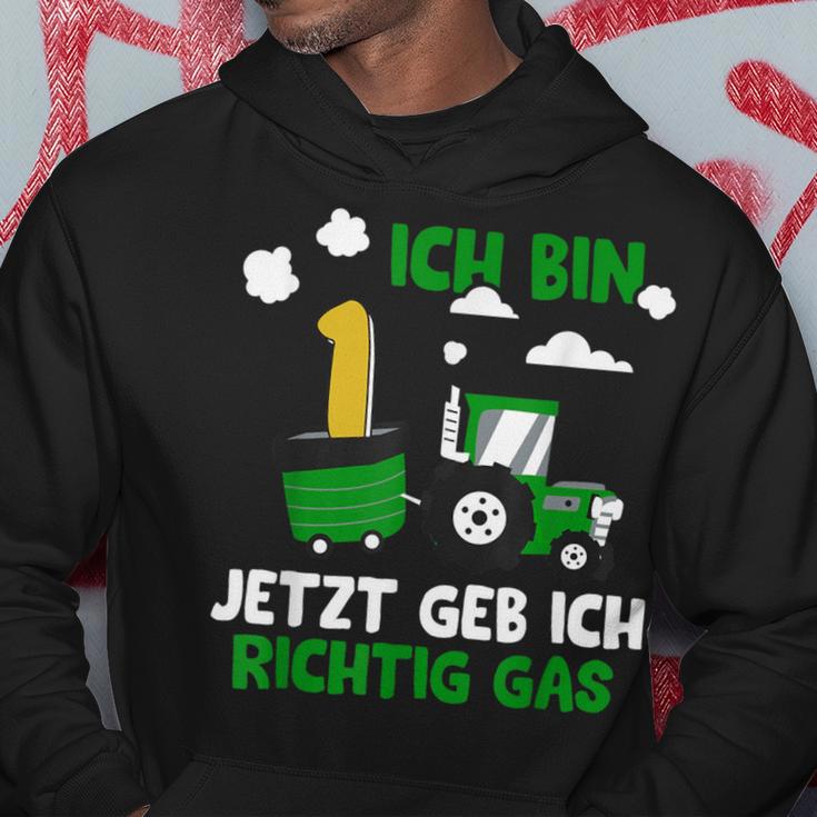 Jetzt Geb Ich Richtig Gas 1St Birthday Boy Tractor S Kapuzenpullover Lustige Geschenke