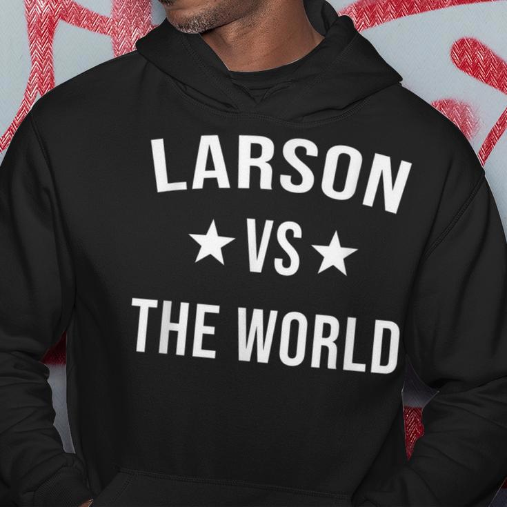 Larson Gegen Das World Family Reunion Nachname Team Custom Kapuzenpullover Lustige Geschenke