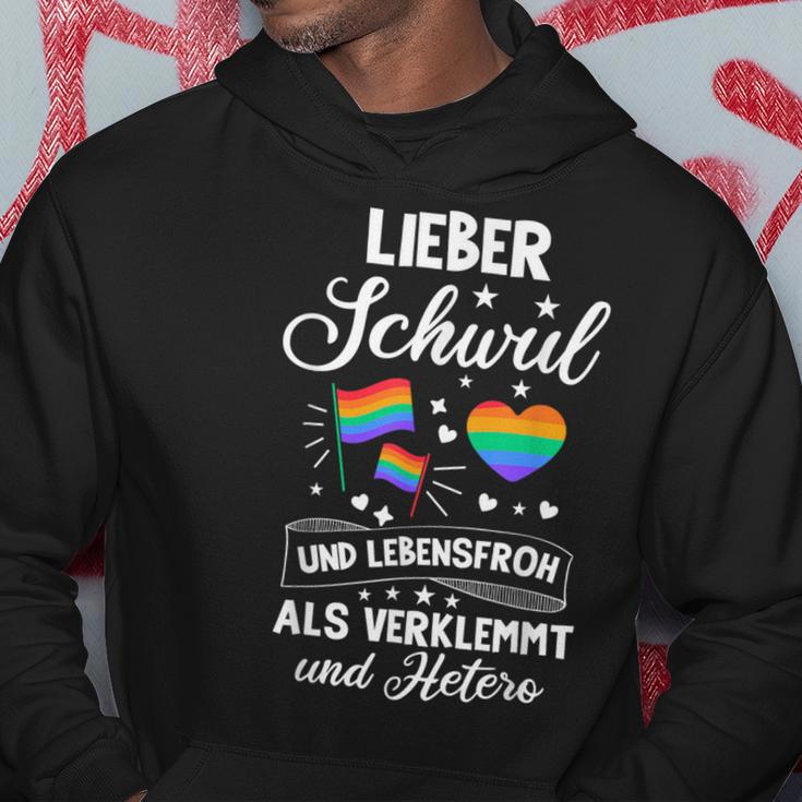 Lieber Schwul Und Lebensfroh Alserlemmund Und Hetero Pride S Kapuzenpullover Lustige Geschenke