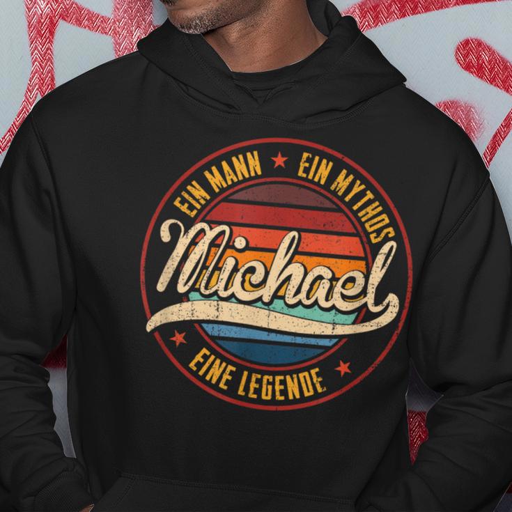 A Man A Mythos A Legend Name Michael Name S Kapuzenpullover Lustige Geschenke