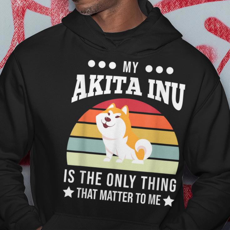 Mein Akita Inu Ist Das Einzige Ding Dog Kapuzenpullover Lustige Geschenke