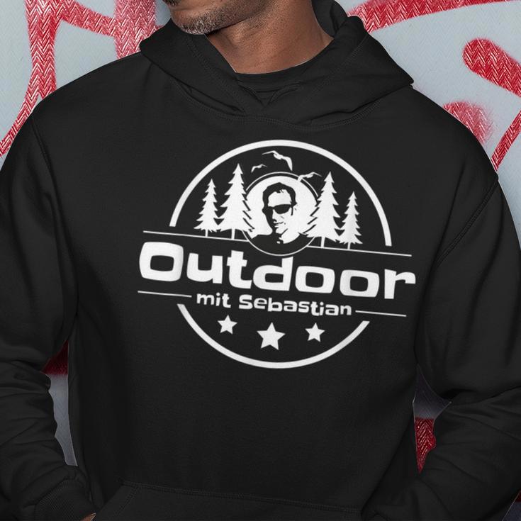 Outdoor Mit Sebastian Logo Wanderer Kapuzenpullover Lustige Geschenke