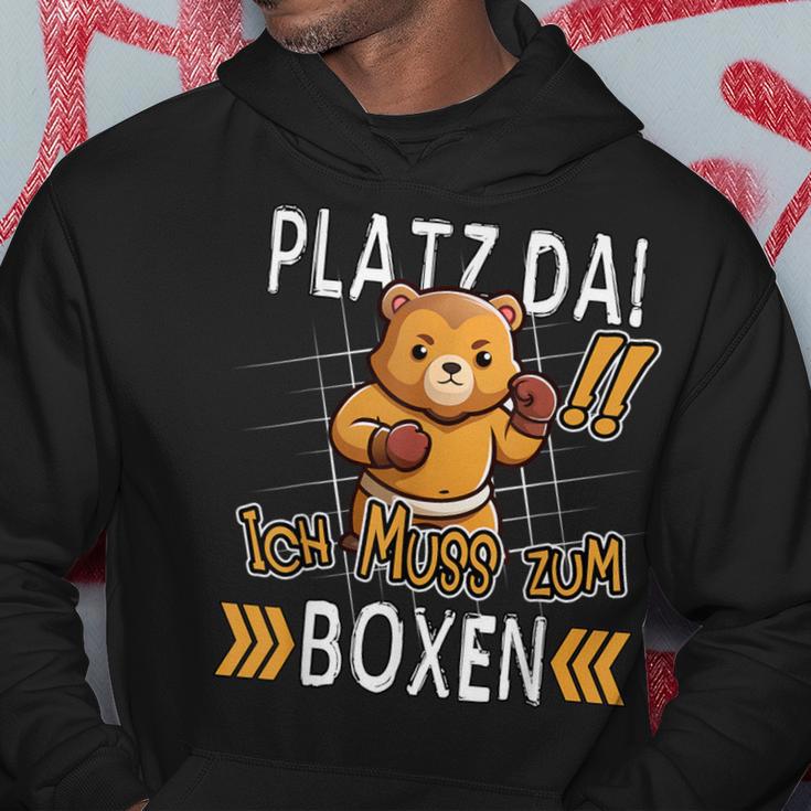 Platz Da Ich Muss Zum Boxing Bear Boxer Kapuzenpullover Lustige Geschenke