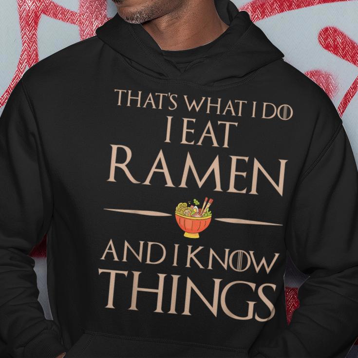 Ramen Das Ist Was Ich Esse Und Weiß Dinge German Kapuzenpullover Lustige Geschenke