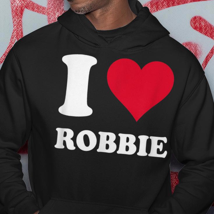 Red Heart I Love Robbie Kapuzenpullover Lustige Geschenke