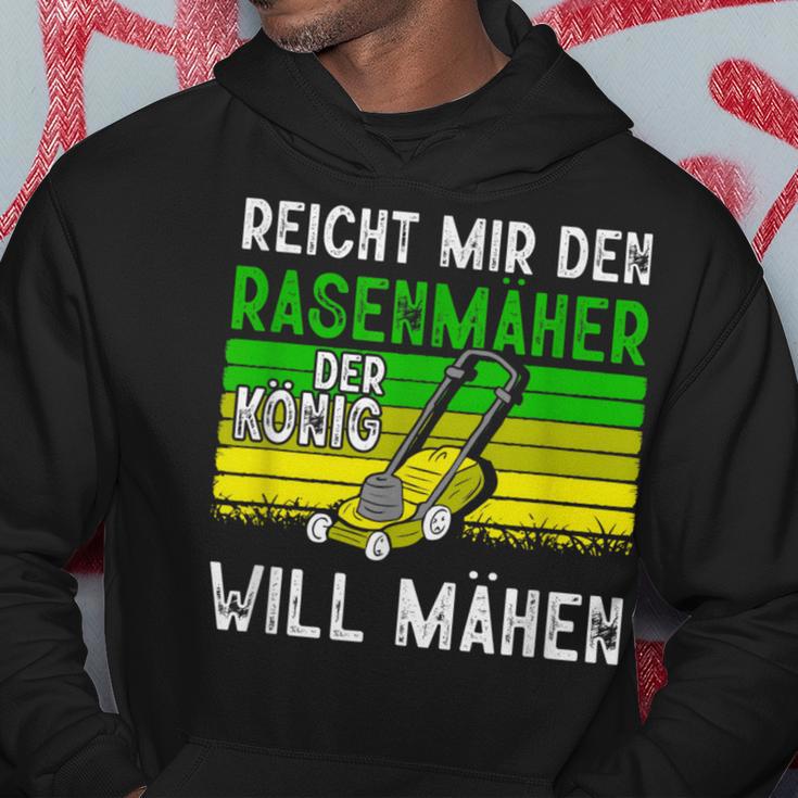 Reicht Mir Den Rasenmäer König Gardener Kapuzenpullover Lustige Geschenke