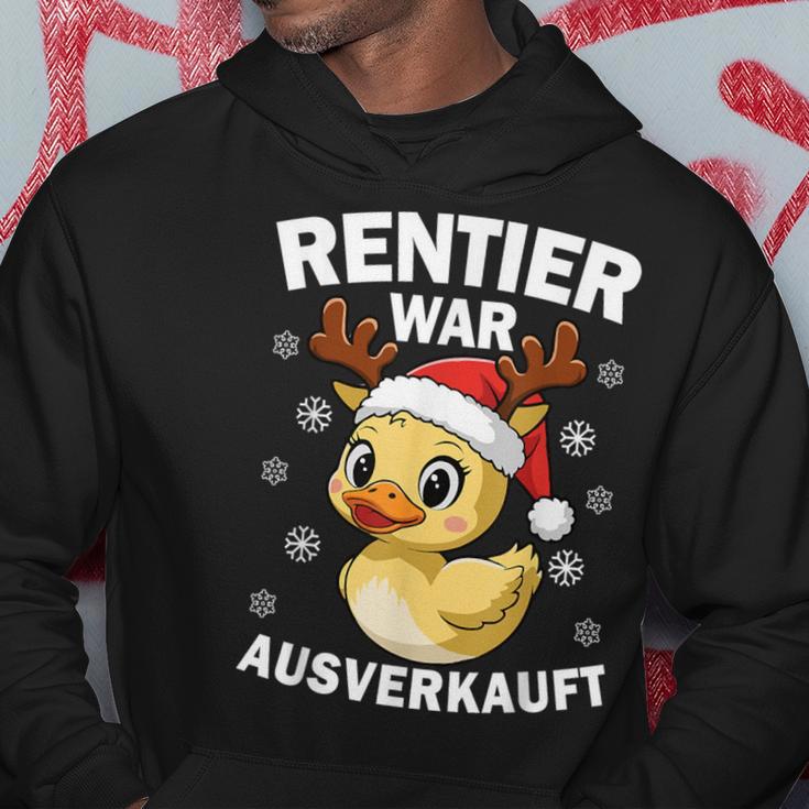 Reindeer Was Out Sold Christmas Elk Slogan Kapuzenpullover Lustige Geschenke