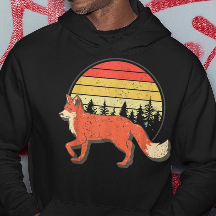 Retro Fox Kapuzenpullover Lustige Geschenke