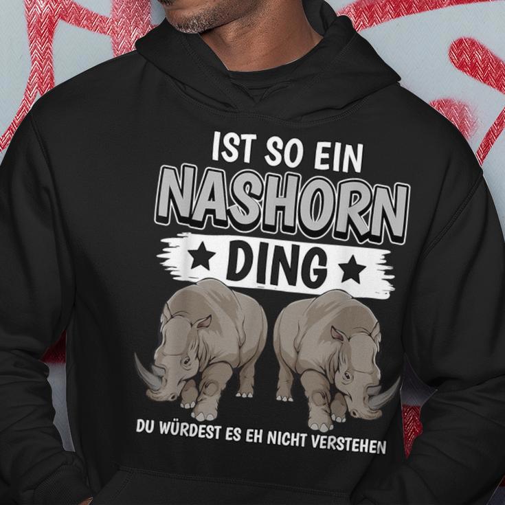 Rhinozeros Sachen Ist So Ein Rhino Ding Rhino Kapuzenpullover Lustige Geschenke