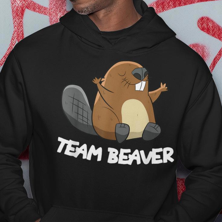 Rodent Team Beaver Team Beaver Cool Flannelette Kapuzenpullover Lustige Geschenke