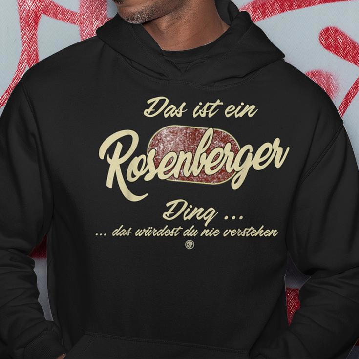 Rosenberger Das Ist Ein Rosenberger Ding Kapuzenpullover Lustige Geschenke