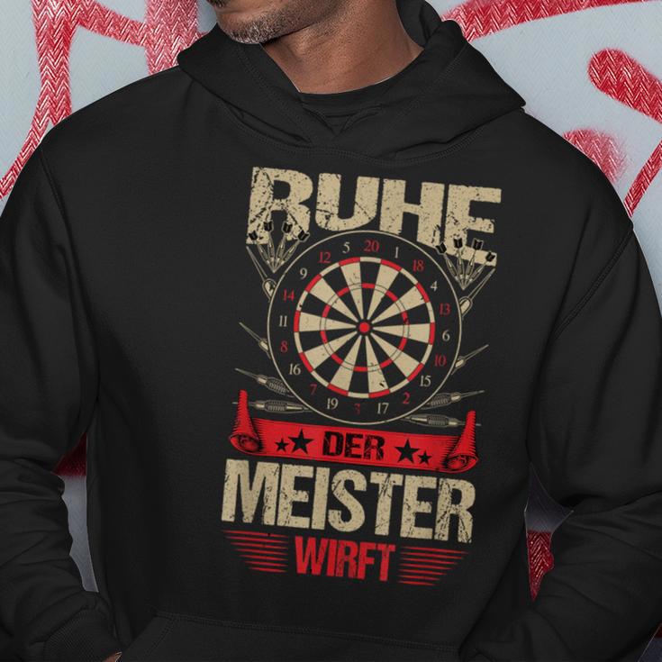 Ruhe Der Meister Werft Dart Kapuzenpullover Lustige Geschenke