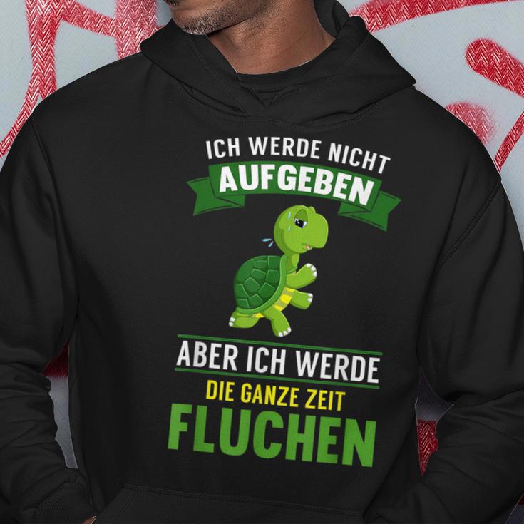 Running Ich Werde Nicht Abgeben Jogging Marathon Hiking Kapuzenpullover Lustige Geschenke