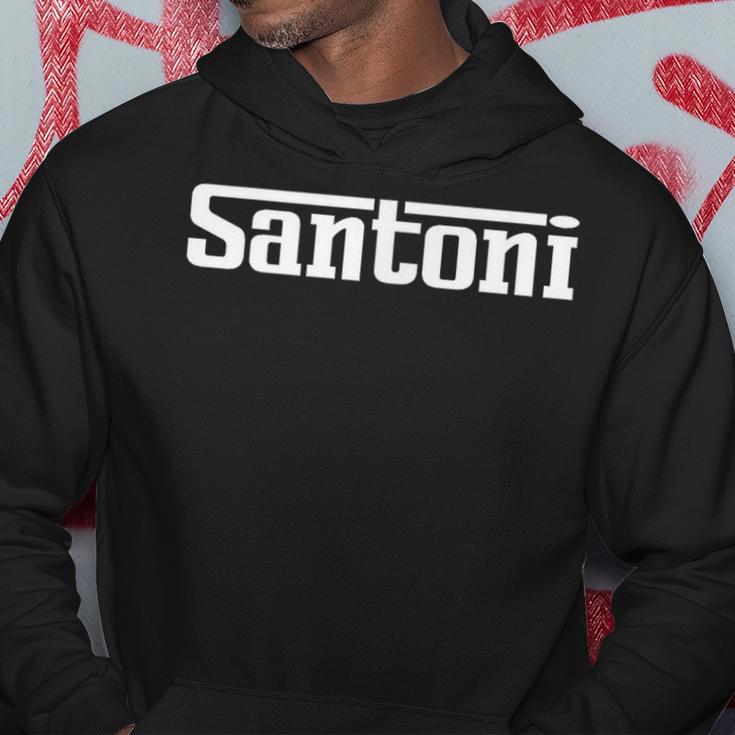 Santoni Name Text Italy Italian Surname Kapuzenpullover Lustige Geschenke