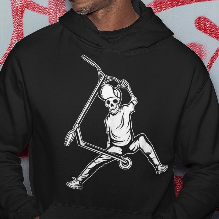 Scooter Stunt Skeleton Scooter Kapuzenpullover Lustige Geschenke